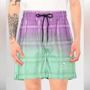 Mauna Kea Two-Tone Bermuda Shorts - Size Large